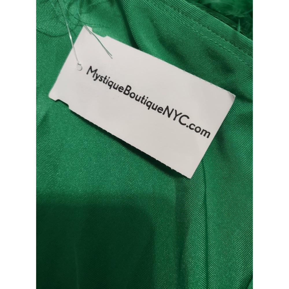NWT Halfheart Green Feather Jumpsuit Size M - Picture 7 of 7